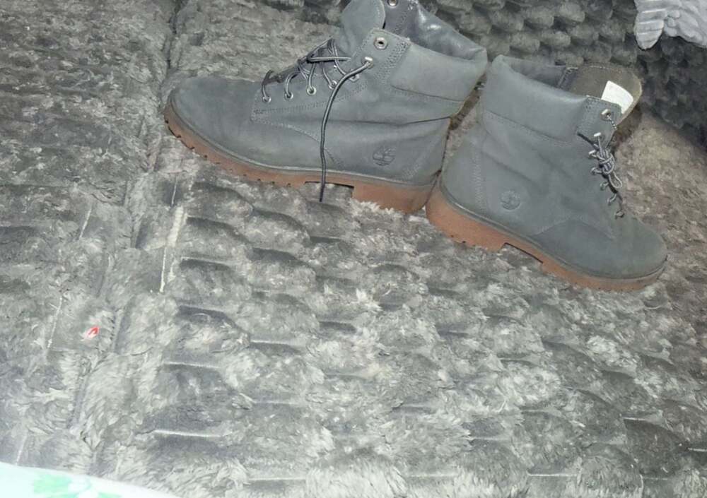 Timberland Premium 6-Inch Boot Size 7.5 Gray Leather